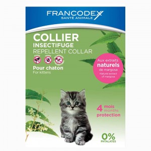 FRANCODEX Collier insectifuge chaton
