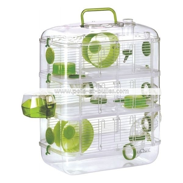 Zolux Cage pour Hamster Gerbille ''RODY 3'' Duo Souris 