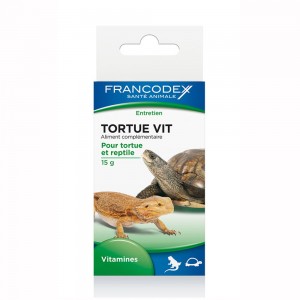 FRANCODEX Tortue Vit - Vitamines pour tortues et reptiles