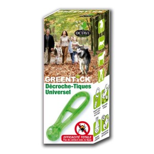 OCTAVE Greentick - Pince à tiques pour chiens, chats, chevaux et autres animaux